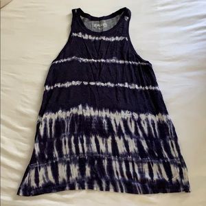 Blue tie dye Tank top